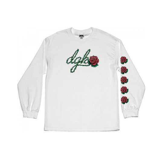 DGK Bloom Longsleeve White