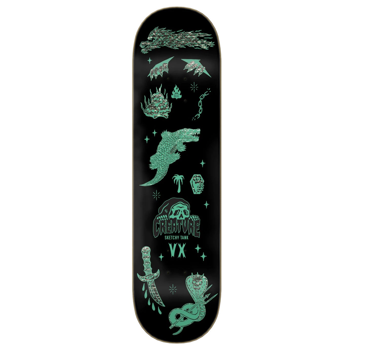 Creature Gonzalez Trippy Tanks VX Skateboard Deck 8,25"