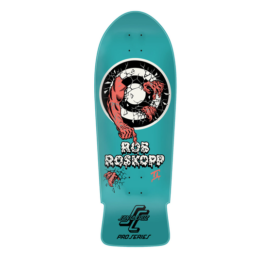 Santa Cruz Roskopp Two Blue Reissue Skateboard Deck 10.35"