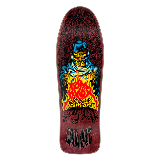 Santa Cruz Knox Firepit Reissue Skateboard Deck 10.07"