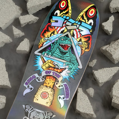 Santa Cruz Godzilla Mothra Natas Skateboard Deck 10,538"