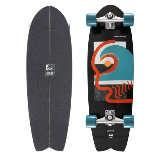 Arbor X Carver CX Fat Fish Complete Surfskate 32"