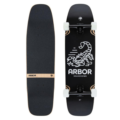 Arbor Hybrid Shakedown 34 Scorpion Complete Skateboard 9"