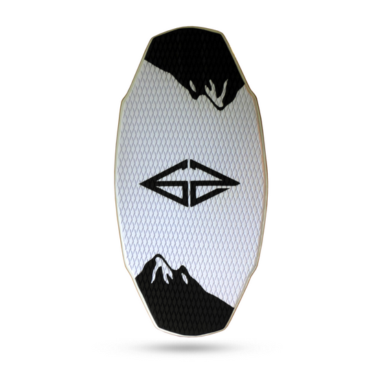 GoZone K2 White/Black Skimboard 40"