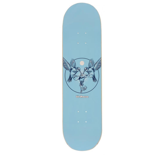 Birdhouse Hummingbird Logo Blue Skateboard Deck 8.25"