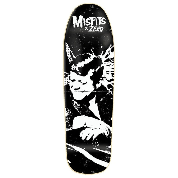 Zero x Misfits Bullet Cruiser Shaped Skateboard Deck 9.25"