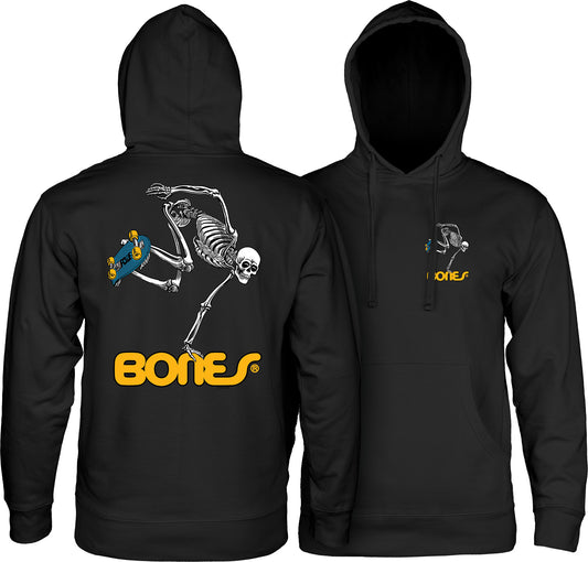 Powell Peralta Skeleton Skate Hoodie Sweatshirt - Black