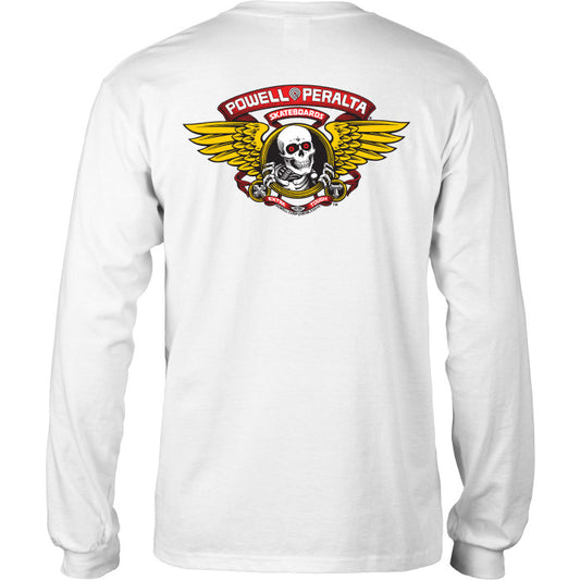 Powell Peralta Winged Ripper Longsleeve White