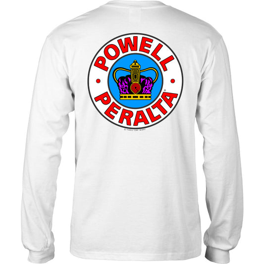 Longsleeve Powell Peralta Supreme - White