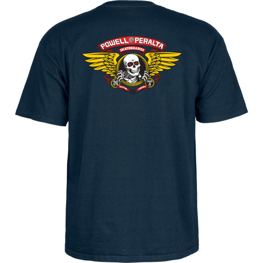 Powell Peralta Winged Ripper T-Shirt - Navy