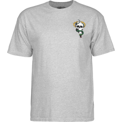 T-Shirt Powell Peralta Mike McGill Skull & Snake Athletic Heather