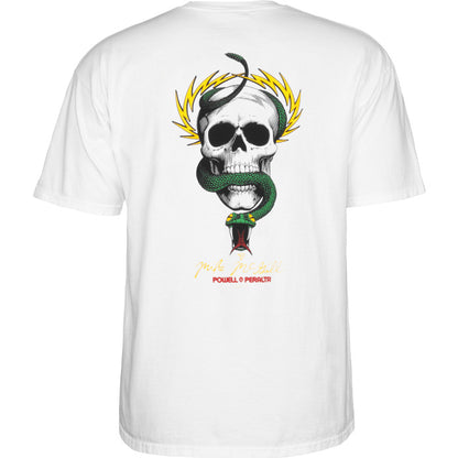 T-Shirt Powell Peralta Mike McGill Skull & Snake White