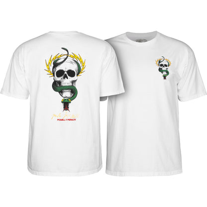 T-Shirt Powell Peralta Mike McGill Skull & Snake White