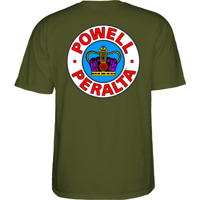 Powell Peralta Supreme T-Shirt - Military Green