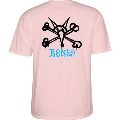 Powell Peralta Rat Bones T-Shirt - Light Pink