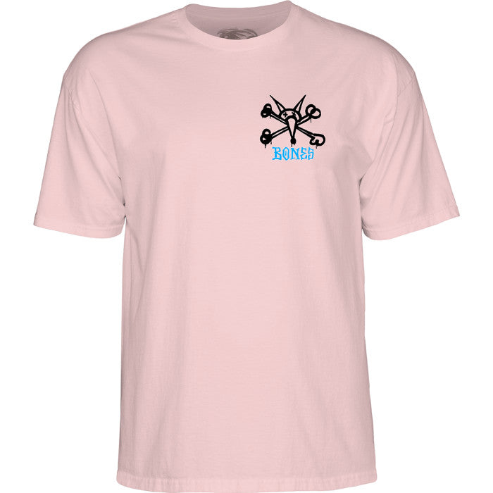 Powell Peralta Rat Bones T-Shirt - Light Pink