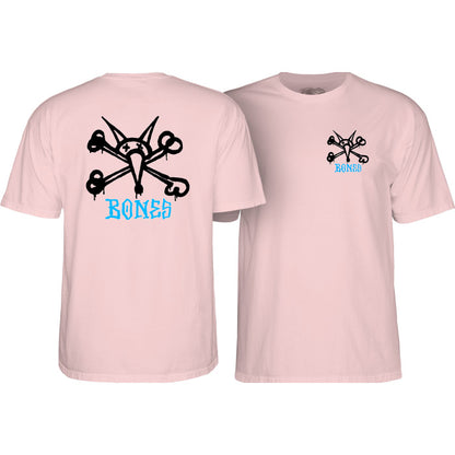 Powell Peralta Rat Bones T-Shirt - Light Pink