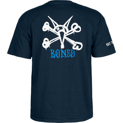 Powell Peralta Rat Bones T-Shirt - Navy