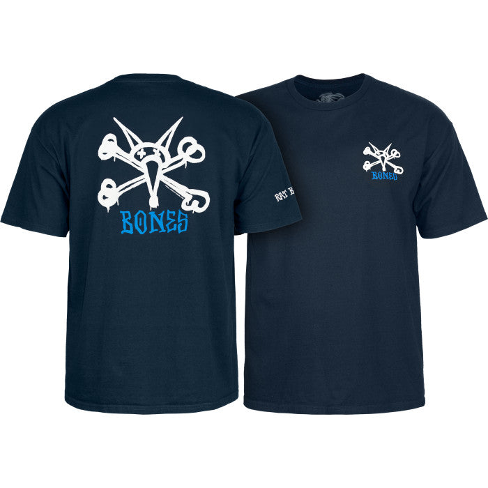 Powell Peralta Rat Bones T-Shirt - Navy