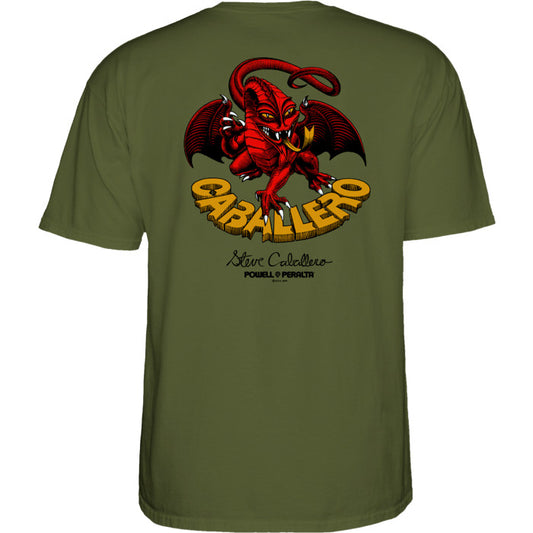 T-Shirt Powell Peralta Caballero Dragon II Military Green