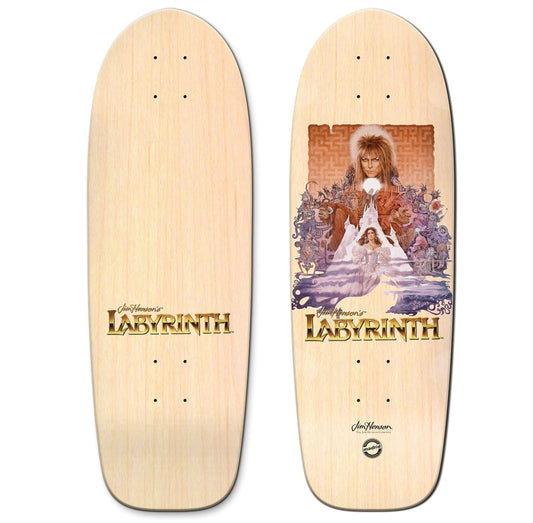 Madrid X Labyrinth Poster Clear Skateboard Deck 9,5"