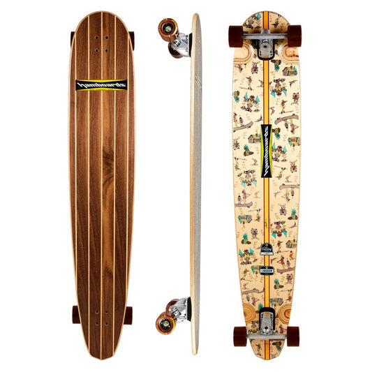 Hamboards Logger Walnut Complete Surfskate 60"