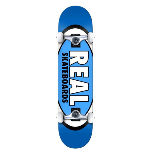 Real Classic Oval Blue 7.75" Complete Skateboard