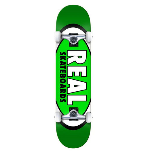 Real Classic Oval Green 8.0" Complete Skateboard