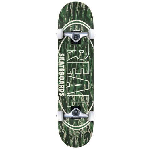 Skate Completo Real Stealth Oval Green 7.5"