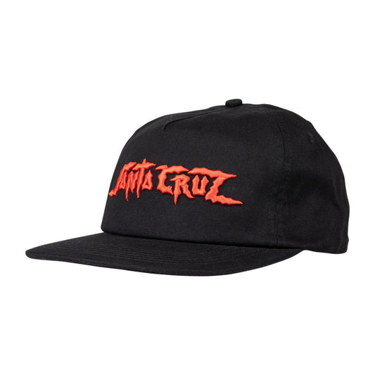 Boné Santa Cruz Dungeon Strip Black Snapback