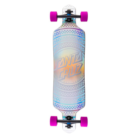 Santa Cruz Prismatic Dot Drop Thru Complete Longboard 36" 