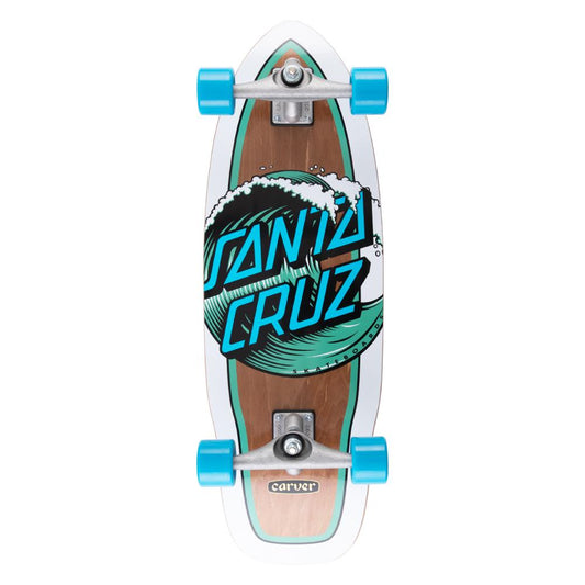 Surfskate Santa Cruz X Carver Wave Dot Cut Back 29.95"