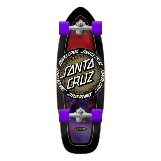 Santa Cruz Infinite Ringed Dot Cut Back Surfskate Complete 29,95"