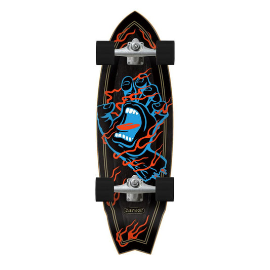 Santa Cruz Inferno Hand Shark Carver Surfskate Complete 31,52"