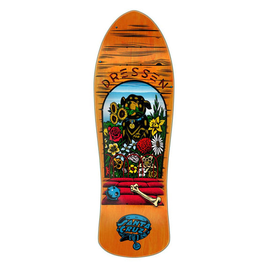 Santa Cruz Dressen Pup Reissue Skateboard Deck 9,5"
