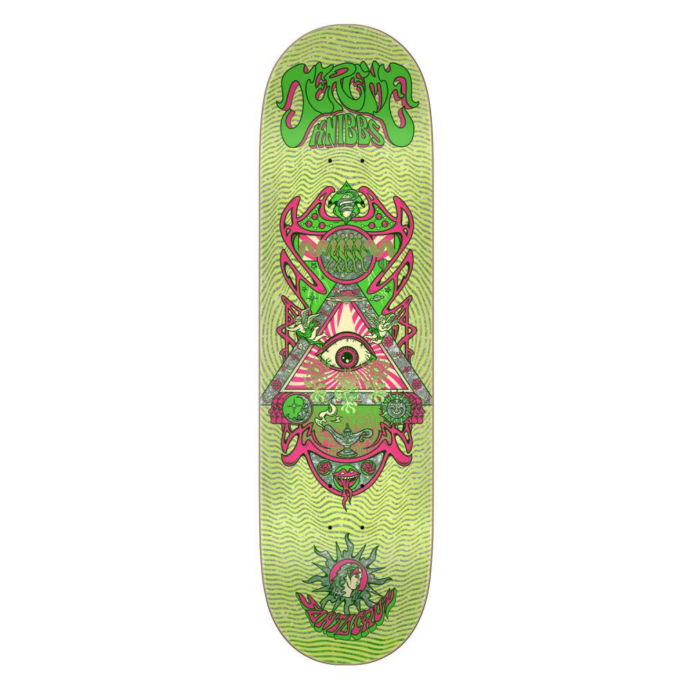 Santa Cruz Knibbs Minds Eye Green VX Skateboard Deck 8.5"