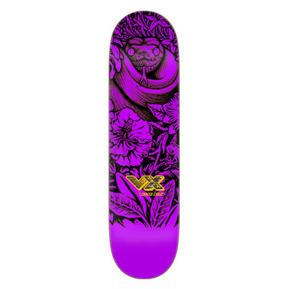 Santa Cruz Asp Flores Dot Purple VX Skateboard Deck 8.25"