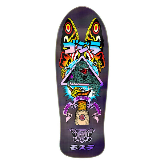 Santa Cruz Godzilla Mothra Natas Skateboard Deck 10,538"