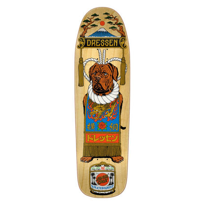 Santa Cruz Dressen Sumo Dog Shaped Skateboard Deck 9.30"