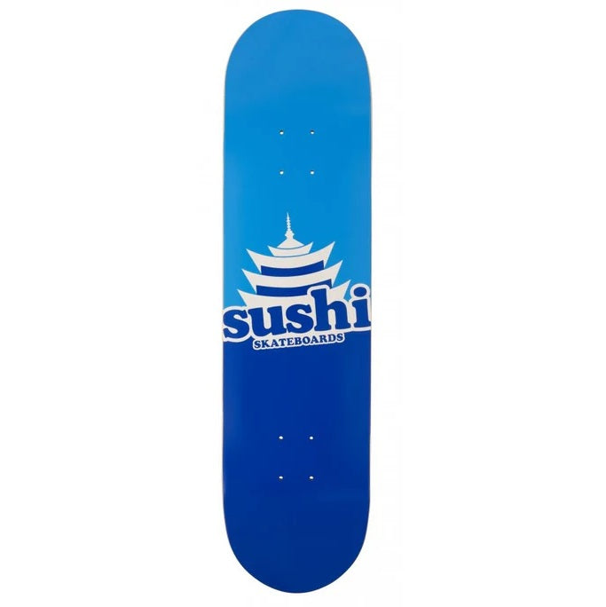 Sushi Pagoda Logo Blue Skateboard Deck 8,0"