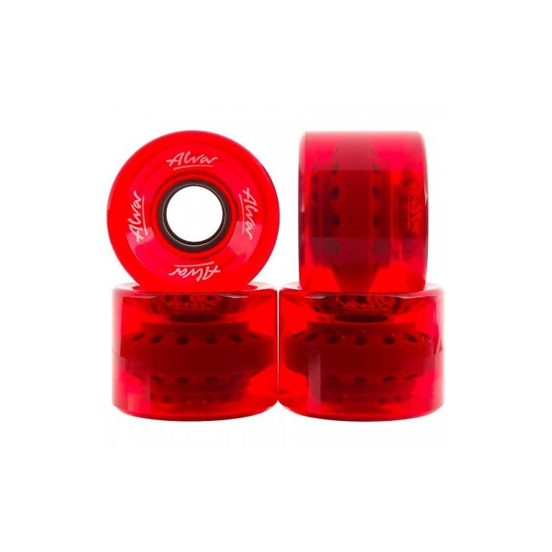 Alva Cruiser Red Transparent Wheels 60mm 83A