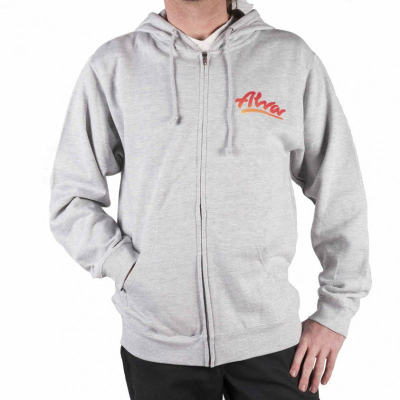 Sweat Alva OG Zip-Up Hoodie Gray