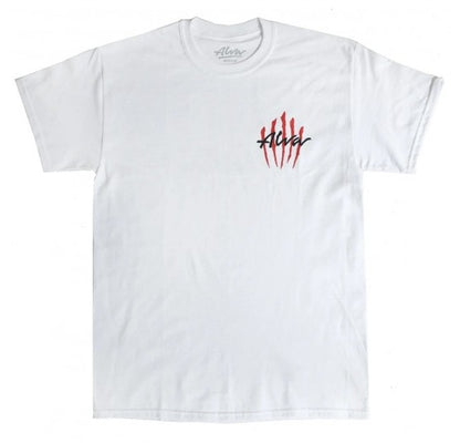 T-Shirt Alva Scratch Logo White