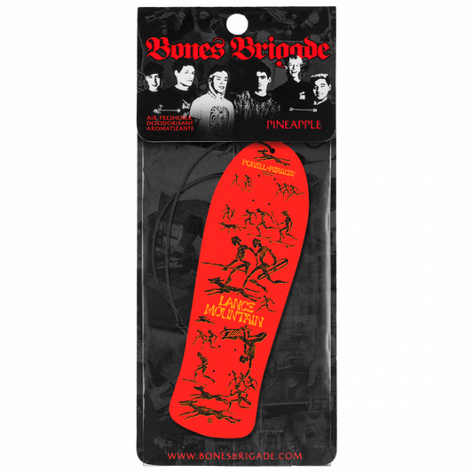 Powell Peralta Bones Brigade 15 Lance Mountain Red Air Freshener - Pineapple