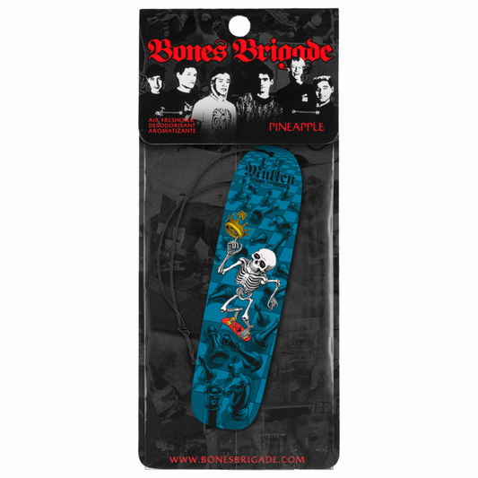 Powell Peralta Bones Brigade 15 Rodney Mullen Blue Air Freshener - Pineapple