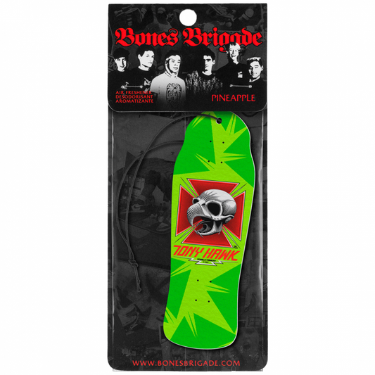 Powell Peralta Bones Brigade 15 Tony Hawk Lime Air Freshener - Pineapple