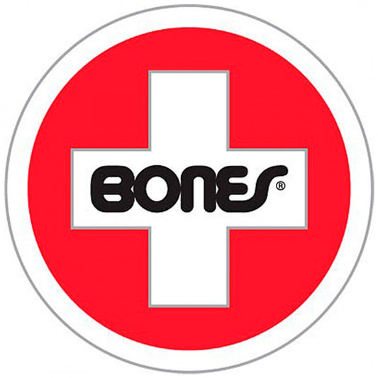 Bones Swiss Round Circle 6" Stickers