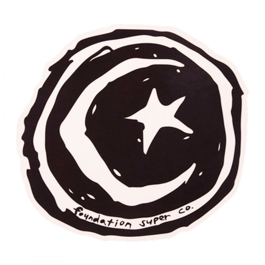 Foundation Star &amp; Moon 4.25" Stickers