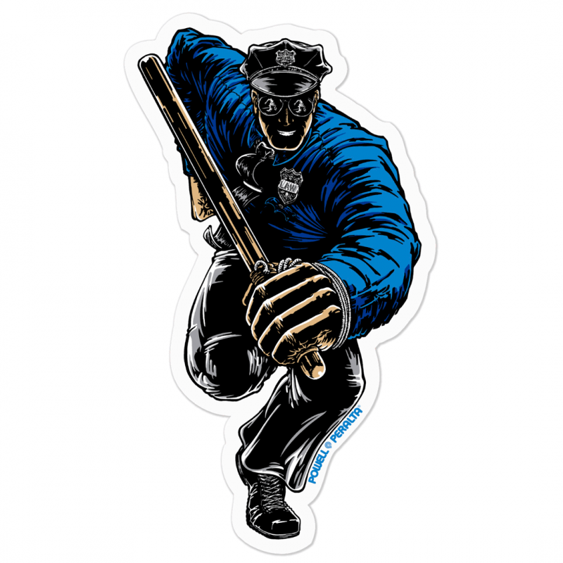 Powell Peralta Chris Senn Cop Stickers