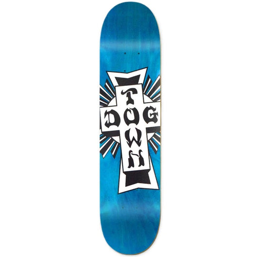 Dogtown Street Cross Logo Blue Skateboard Deck 8.25"